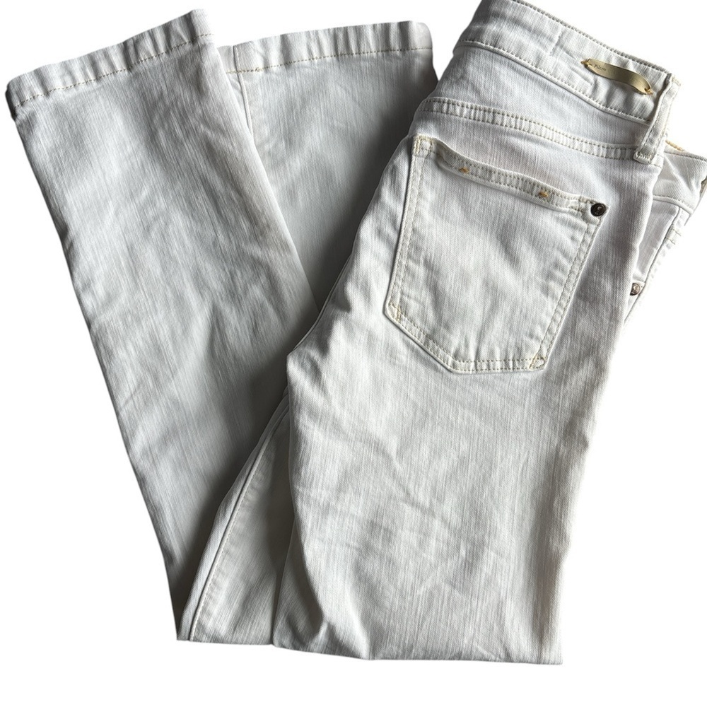 Pilcro & The Letterpress Fit SJEJ Jeans in White Size 26 EUC
